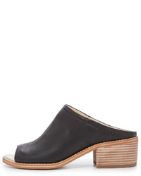 Mules en cuir noires Dolce Vita