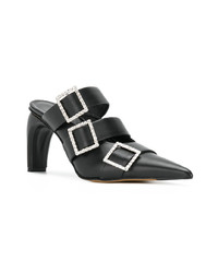 Mules en cuir noires Misbhv