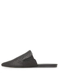 Mules en cuir noires Jenni Kayne