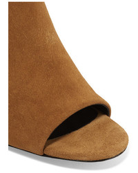 Mules en daim marron clair 3.1 Phillip Lim