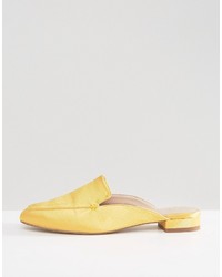 Mules jaunes Asos