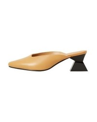 Mules marron clair Mango