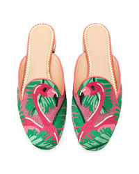 Mules multicolores Charlotte Olympia