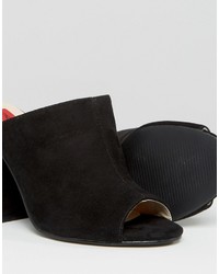 Mules noires London Rebel