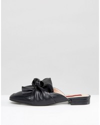 Mules noires London Rebel