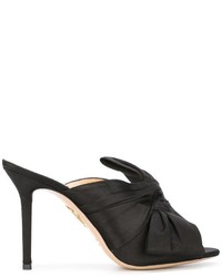 Mules noires Charlotte Olympia