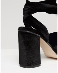 Mules noires Asos