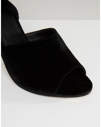 Mules noires Asos