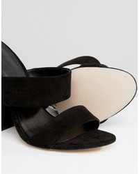 Mules noires Asos