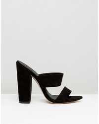 Mules noires Asos