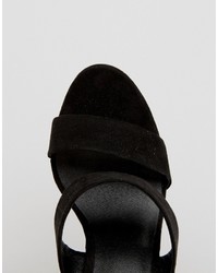 Mules noires Asos