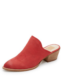 Mules rouges Dolce Vita