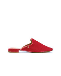Mules rouges Tory Burch