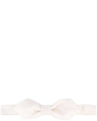 Nœud papillon en soie blanc Dolce & Gabbana