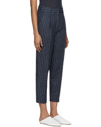 Pantalon à rayures verticales bleu marine 3.1 Phillip Lim