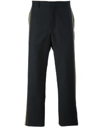 Pantalon à rayures verticales noir Ports 1961