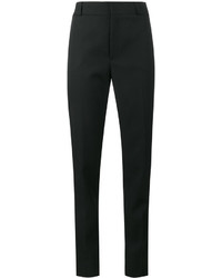 Pantalon à rayures verticales noir Saint Laurent