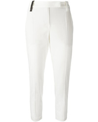 Pantalon blanc Brunello Cucinelli
