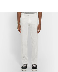 Pantalon blanc Dries Van Noten