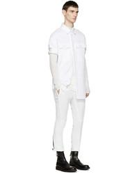 Pantalon blanc Ann Demeulemeester