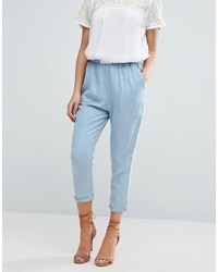 Pantalon bleu clair Little White Lies