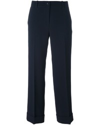 Pantalon bleu marine Alberto Biani