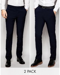 Pantalon bleu marine Asos