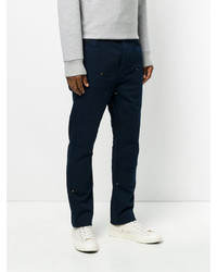 Pantalon bleu marine Lanvin