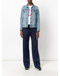 Pantalon bleu marine MSGM