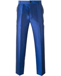 Pantalon bleu marine Christian Pellizzari