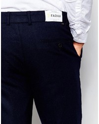 Pantalon bleu marine Farah