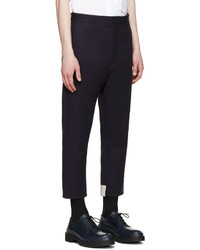 Pantalon bleu marine Jil Sander Navy