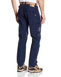 Pantalon bleu marine Exxtasy