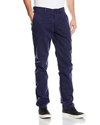 Pantalon bleu marine Hilfiger Denim