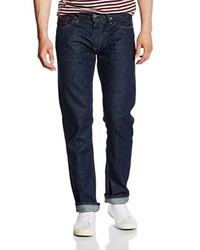 Pantalon bleu marine Hilfiger Denim