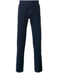 Pantalon bleu marine Incotex