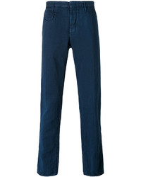 Pantalon bleu marine Incotex