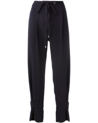 Pantalon bleu marine Jil Sander Navy