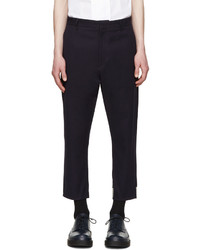 Pantalon bleu marine Jil Sander Navy