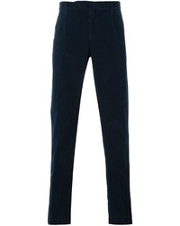 Pantalon bleu marine Massimo Alba