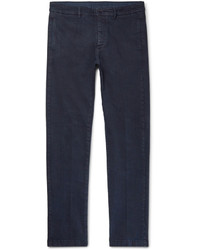 Pantalon bleu marine Massimo Alba