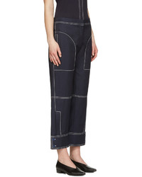 Pantalon bleu marine Stella McCartney