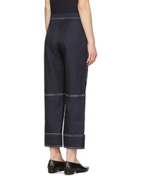 Pantalon bleu marine Stella McCartney