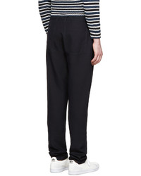 Pantalon bleu marine Raf Simons