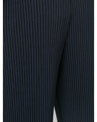 Pantalon bleu marine Issey Miyake