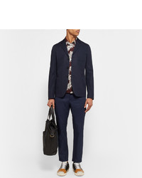 Pantalon bleu marine Marni