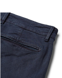 Pantalon bleu marine Massimo Alba