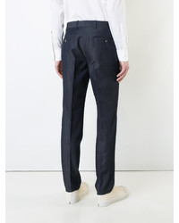 Pantalon bleu marine Alexander McQueen