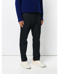 Pantalon bleu marine Marni