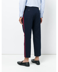 Pantalon bleu marine Gucci